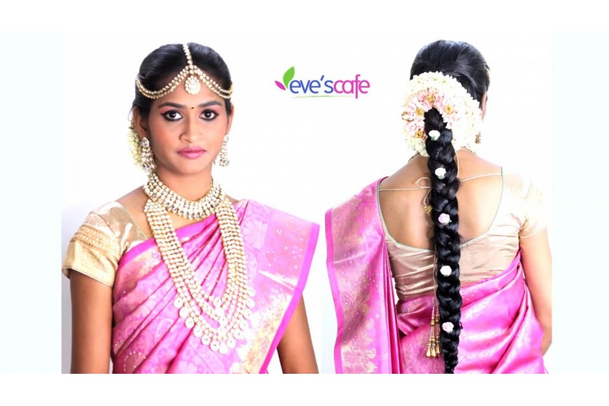 Evescafe | Bridal Makeup Tutorial - South Indian Bridal Makeup | Traditional Bridal Hairstyles