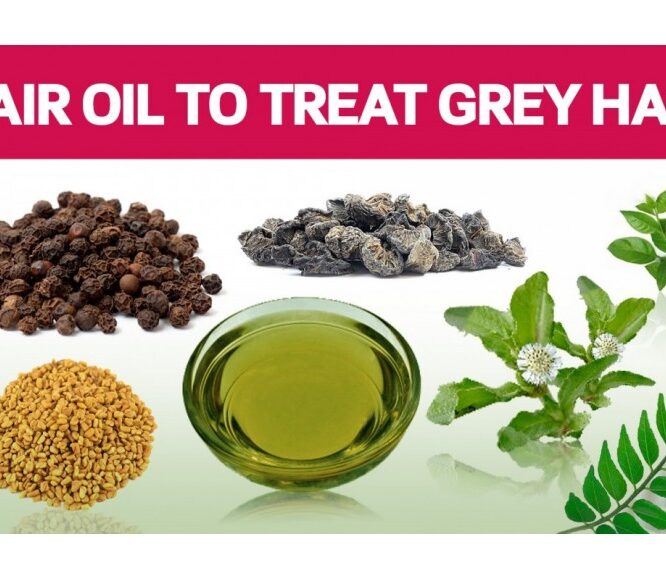 Homemade Hair Oil to Darken White Hair | Grey Hair – DIY