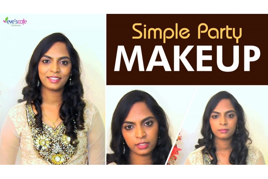 Evescafe | Easy Festive Makeup Tutorial with Hair Curls