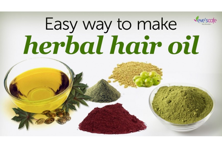 Evescafe | HERBAL HAIR OIL PREPARATION AT HOME - NO FRESH INGREDIENTS!?