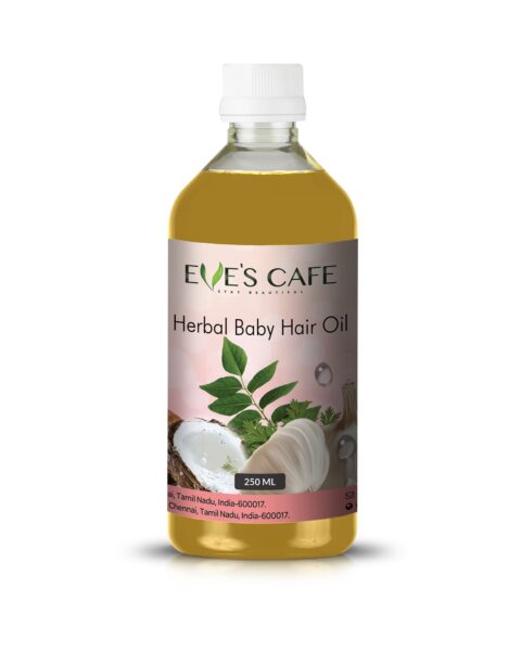 Herbal baby hair oil