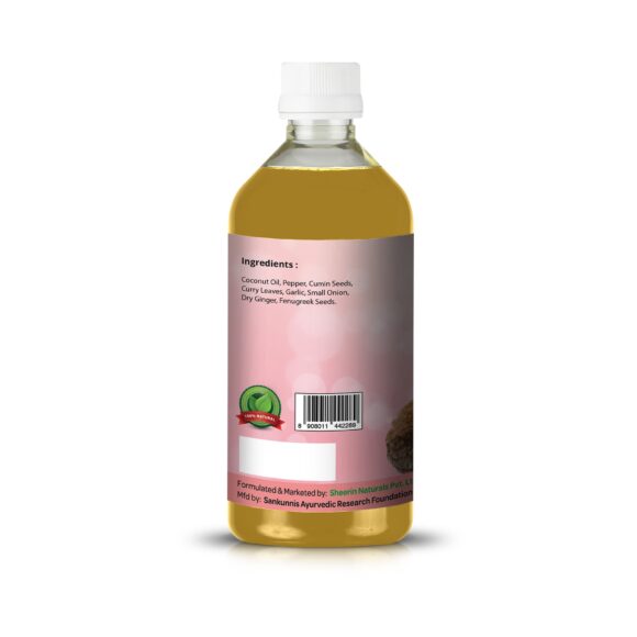 Herbal baby hair oil